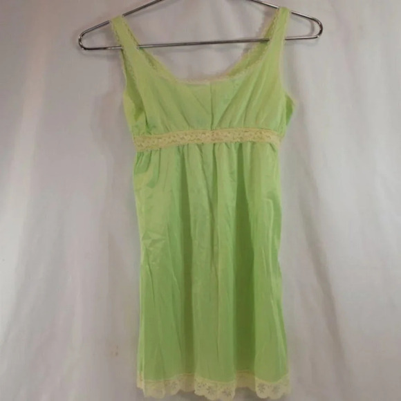Vintage Girls Green  Nightgown Size 10 - Picture 4 of 6